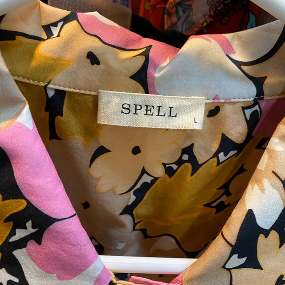 Spell Aloha blouse NWOT size L - Picture 3 of 3